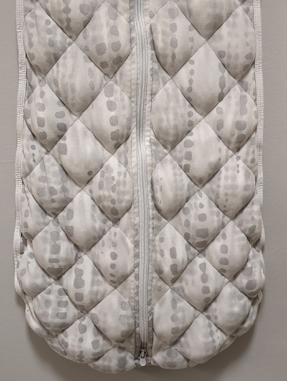 Dreamland Baby Dream Weighted Sleep Sack Quilted White Gray Cotton 6–12 Months - Picture 3 of 16